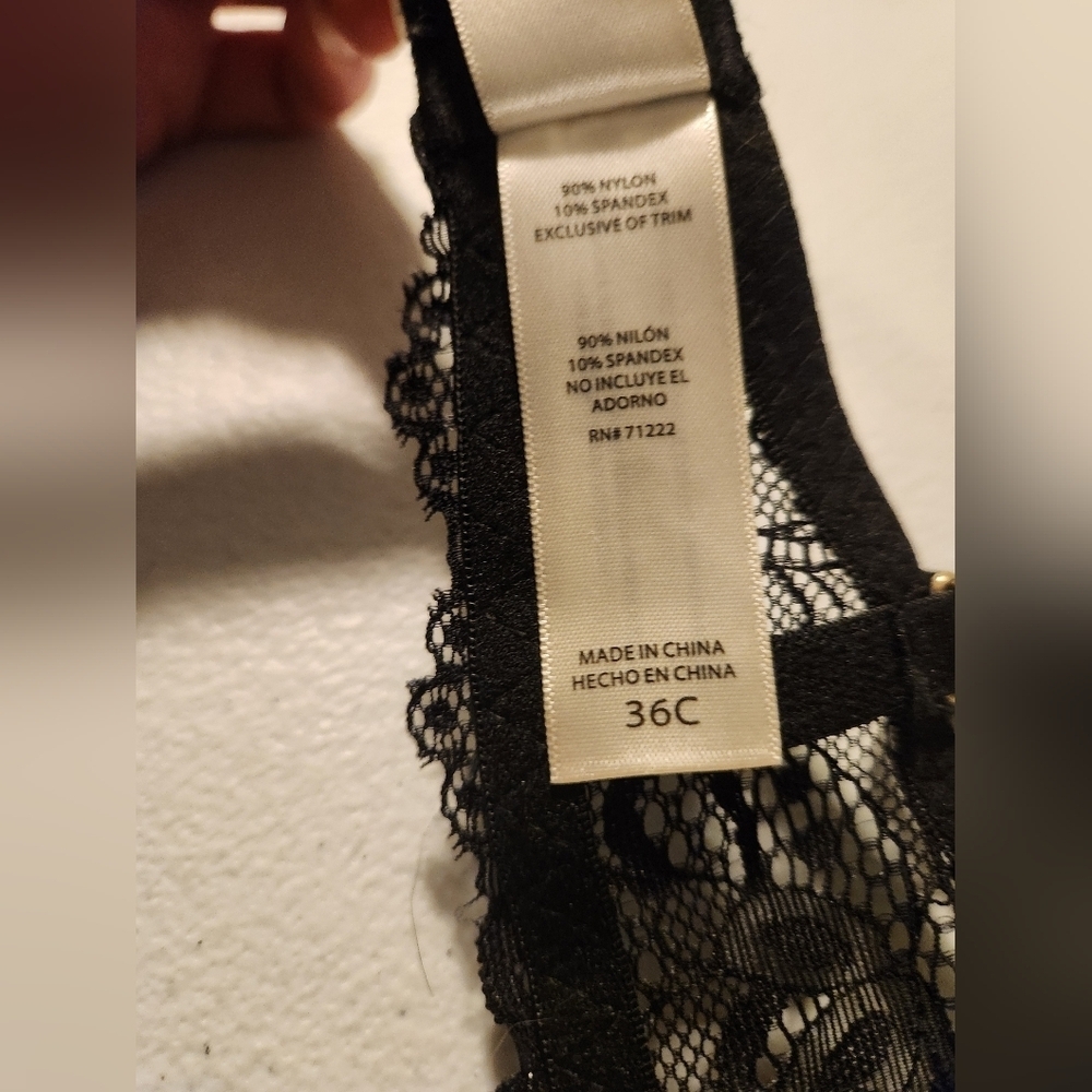 Jessica Simpson Black Lace Push-up Bra - Picture 11 of 11
